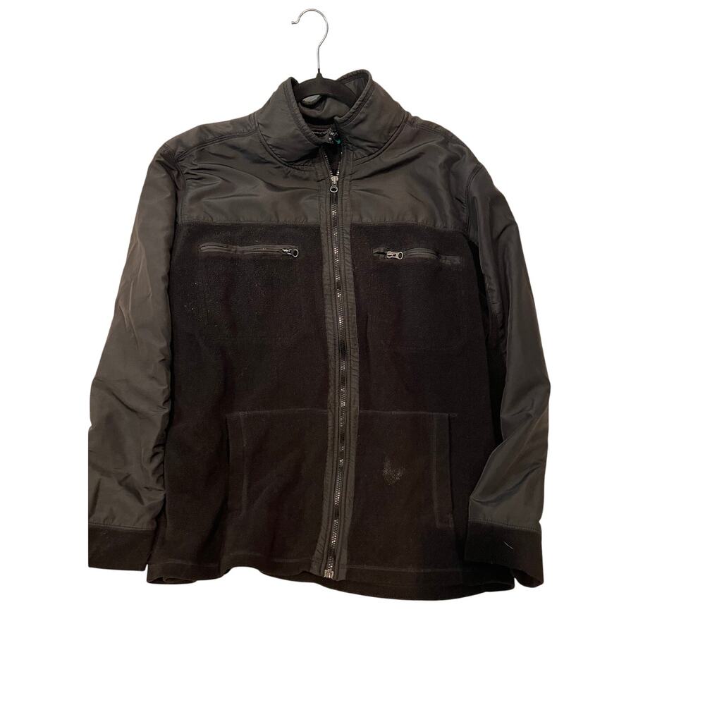 Beverly Hills Polo Club Black ZIp Up Jacket Mens Size XL